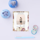 Stedelijk Chic Minimalistisch FOTO Bewaar De Data  Flyer (Enkel)