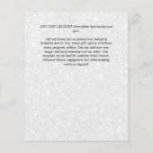 Stedelijk Chic Minimalistisch FOTO Save The Dates Flyer (Achterkant)