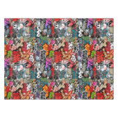 Stedelijk dynamisch straatkunst Graffiti-kunstpatr Tafelkleed (Voorkant (Horizontaal))