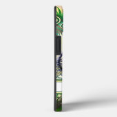 Stedelijk groen abstract ontwerp gepersonaliseerd Case-Mate iPhone case (Achterkant / Rechts)