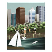 Stedelijk landschap foto afdruk (Voorkant)