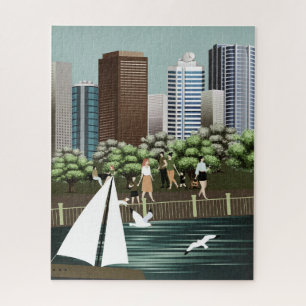 Stedelijk landschap legpuzzel