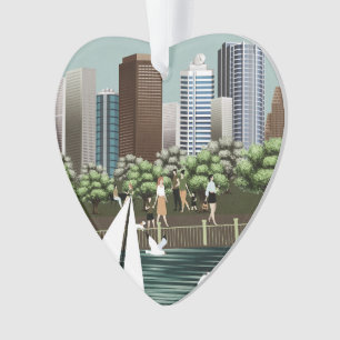 Stedelijk landschap ornament