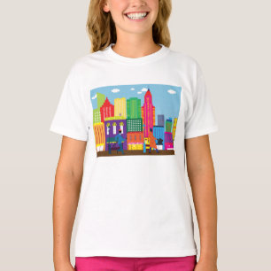 Stedelijk landschap t-shirt