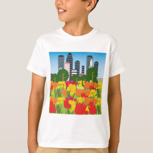 Stedelijk landschap t-shirt