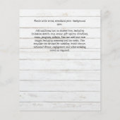 Stedelijk Minimalistisch Fotobestand 'Save The Dat (Achterkant)