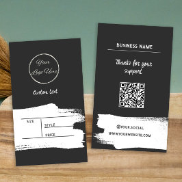 Stedelijk zwart met logo mannelijk product prijs l visitekaartje