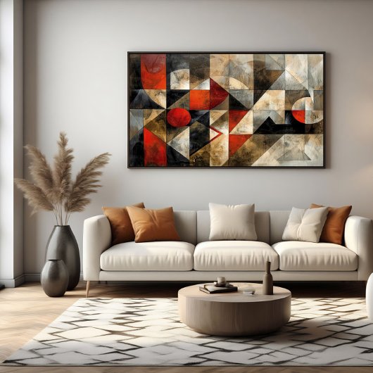 Stedelijke Abstracte Kunst Poster