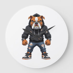 Stedelijke Alpha Bulldog � Street Style Mascotte Grote Klok