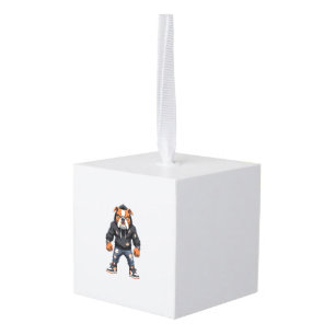 Stedelijke Alpha Bulldog � Street Style Mascotte Kubus Ornament