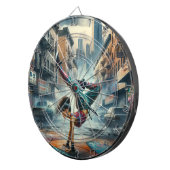 Stedelijke Breakdance Straatkunst NYC Design Dartbord (Voorkant Rechts)