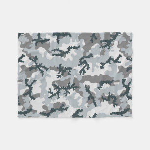 Stedelijke camouflage fleece deken