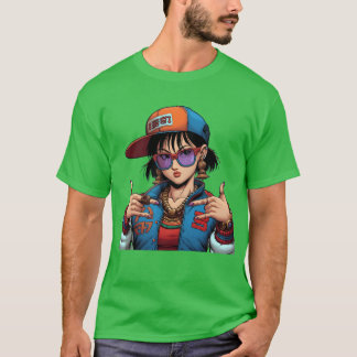 Stedelijke Chic Anime-familie T-shirt