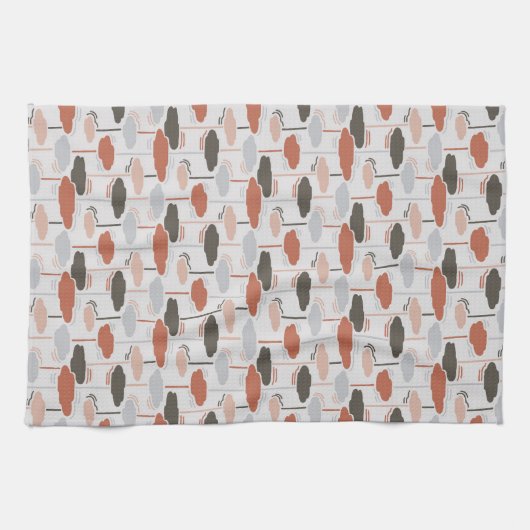 Stedelijke cloud, geluidstrilling, Mind Map Theedoek (Horizontaal)