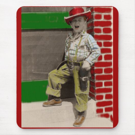 stedelijke cowboy muismat (Voorkant)