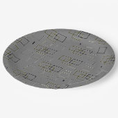 Stedelijke elegantie papieren bordje (Gekanteld)