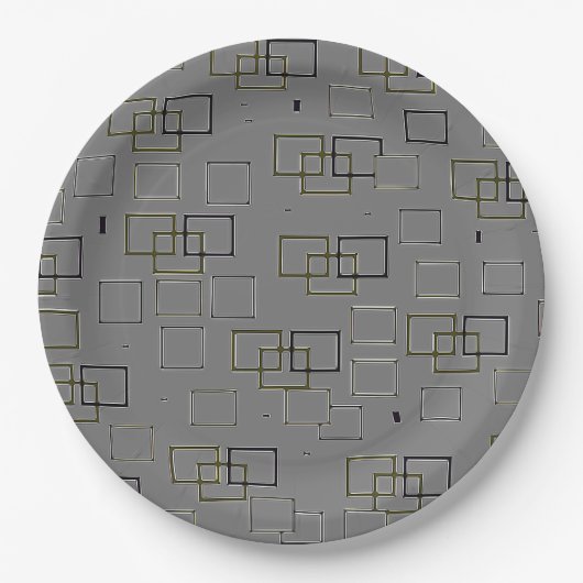 Stedelijke elegantie papieren bordje (Voorkant)