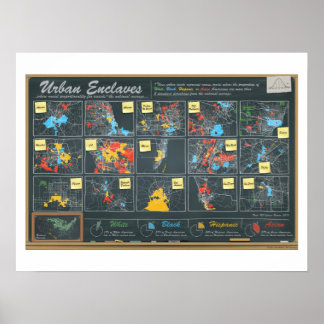 Stedelijke enclaves poster