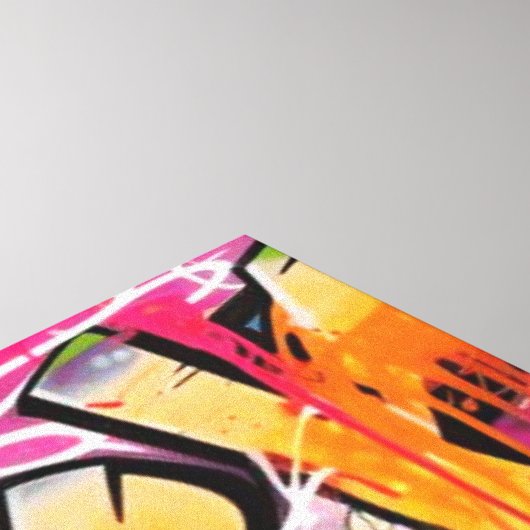 Stedelijke expressie: Graffiti Art Canvas Afdruk (Hoek(Top))