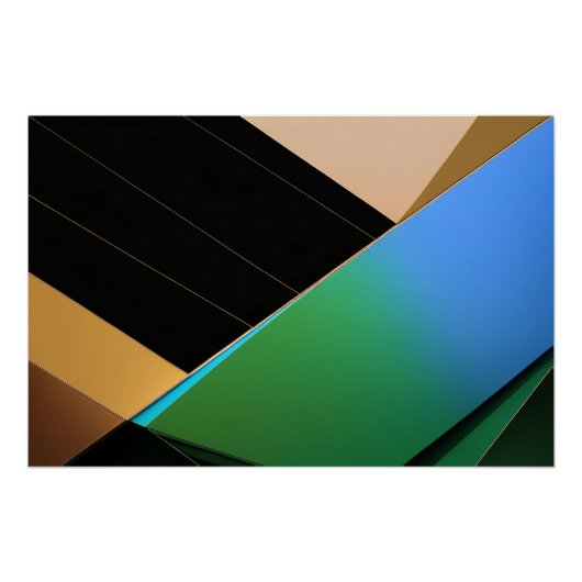 Stedelijke geometrie perfect poster (Voorkant)