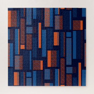 Stedelijke geometrische, moderne naadloze patroon legpuzzel