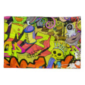 Stedelijke graffiti:  kunstmuur kussensloop (Achterkant)