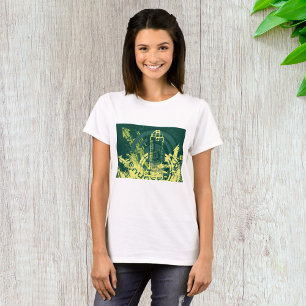 Stedelijke Grunge Y2K Abstracte Cyberpunk Stad T-shirt