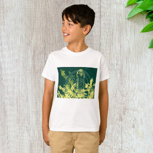 Stedelijke Grunge Y2K Abstracte Cyberpunk Stad T-shirt