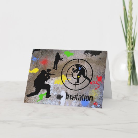 Stedelijke Guerilla Uitgenodigde Paintball (Voorkant)