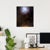 Stedelijke Maan Poster (Thuiskantoor)