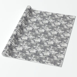 Stedelijke Mannelijke Camo Cadeaupapier