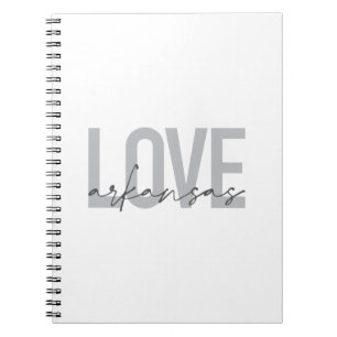Stedelijke, moderne, eenvoudige, coole design Love Notitieboek
