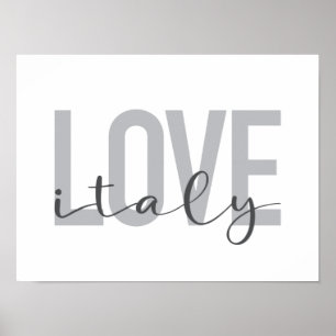 Stedelijke, moderne, eenvoudige, koele design Love Poster