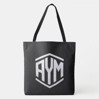 Stedelijke Monogram Zeshoek Grafische Boodschappen Draagtas