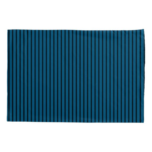 Stedelijke nachten lichten moody blue-green kussensloop (Achterkant)