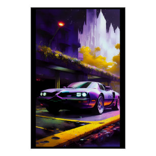 Stedelijke Parkeer Droomwereld Perfect Poster