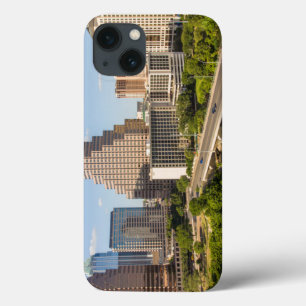 Stedelijke skyline aan Lady Bird Lake iPhone 13 Hoesje