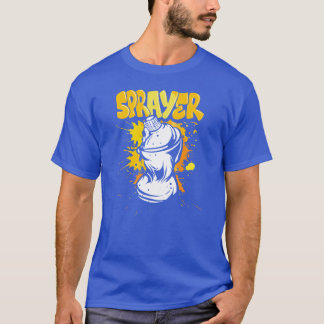 Stedelijke stijl Schilderij vriend T-shirt