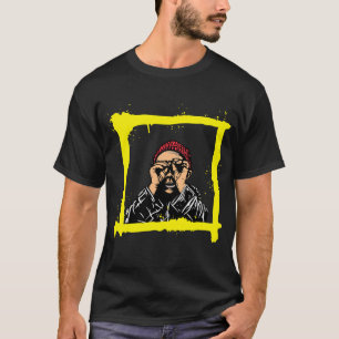Stedelijke Straatkunst met Krachtig Frame T-shirt