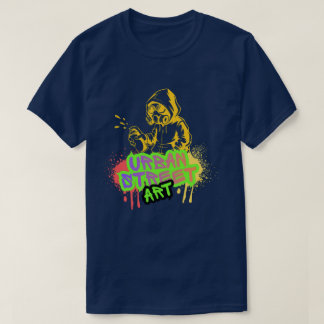 Stedelijke Straatkunst Neon Spat T-shirt