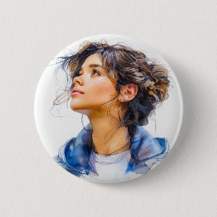 Stedelijke Tiener Ronde Button 5,7 Cm