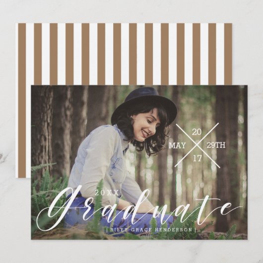 Stedelijke typografie | Foto Afstuderen Kaart (Voorkant / Achterkant)