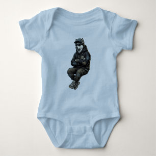 stedelijke wolf streetwear romper