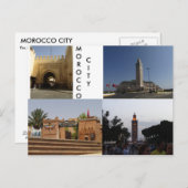 Steden in Marokko Briefkaart (Voorkant / Achterkant)