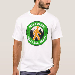 Steden opnieuw draaibaar maken - Wandelbare stad T-shirt