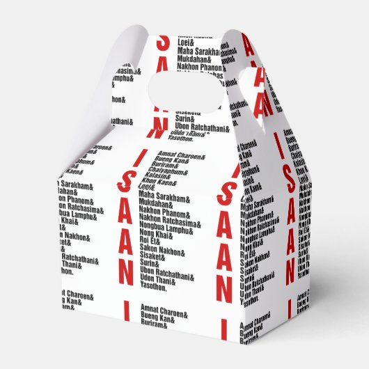 Steden van Isaan, Thailand Bedankdoosjes (Achterkant)