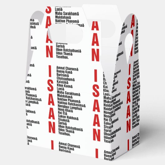 Steden van Isaan, Thailand Bedankdoosjes (Geopend)