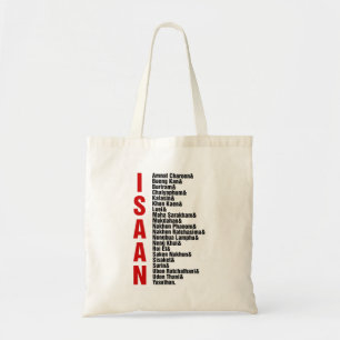 Steden van Isaan, Thailand Tote Bag