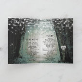 steeds meer | Betoverde Fairy Forest trouwceremoni Programma (Binnen)