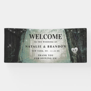 steeds meer Betoverde Forest Moss bruiloft Welko Spandoek